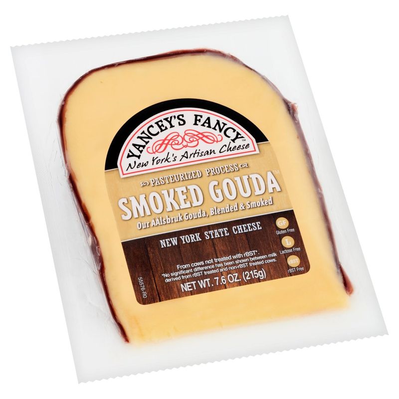 Yancey's Fancy Smoked Gouda New York State Cheese, 7.6 oz