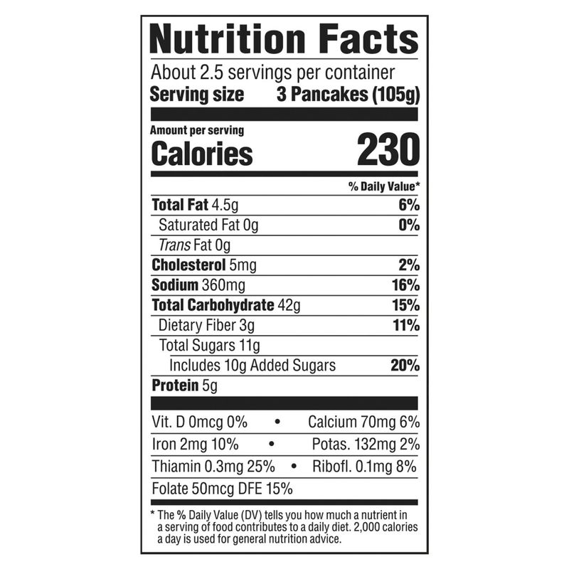 Bluey Blueberry Pancakes, 8 count, 9.87 oz