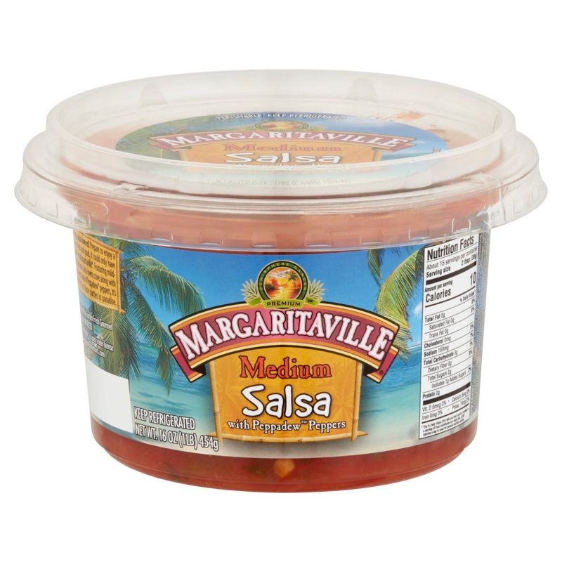 Margaritaville Medium Salsa with Peppadew Peppers, 16 oz