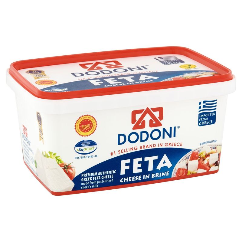 Dodoni Feta Cheese in Brine, 1.38 lbs