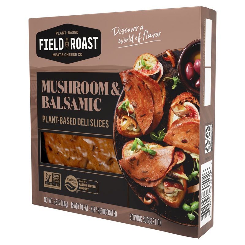 Field Roast Mushroom &amp; Balsamic Plant-Based Deli Slices, 5.5 oz