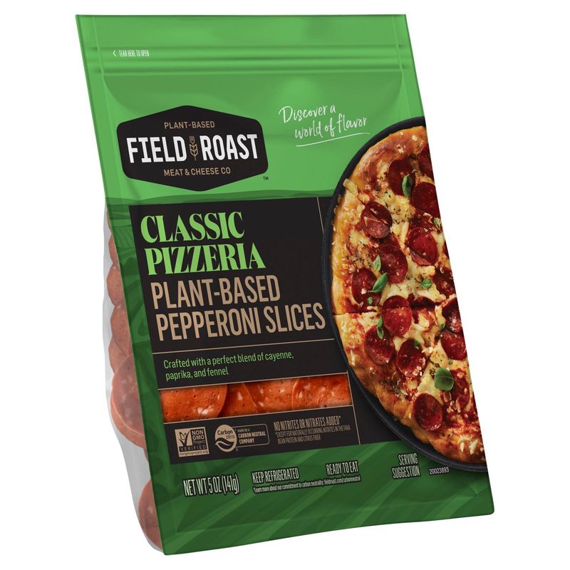 Field Roast Classic Pizzeria Plant-Based Pepperoni Slices 5 oz