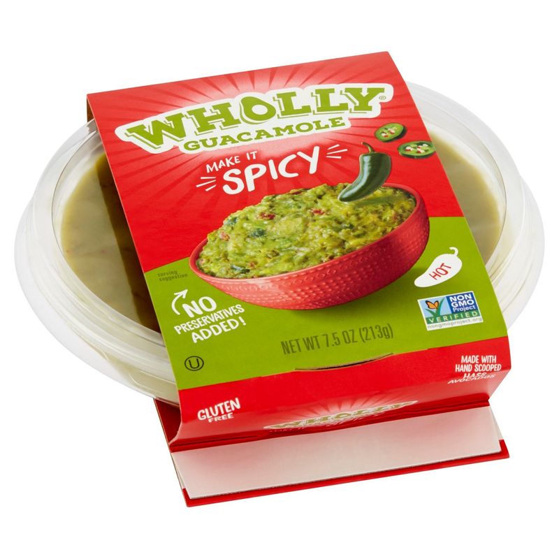 Wholly Guacamole Spicy Guacamole, 7.5 oz