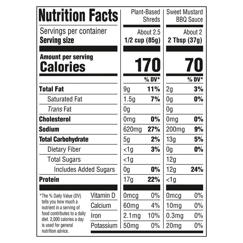 Field Roast Sweet Mustard BBQ Plant-Based Shreds with Sauce, 10.5 oz