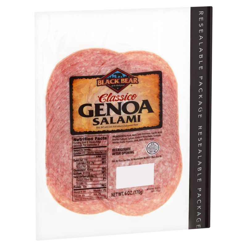 Black Bear Classico Genoa Salami, 6 oz
