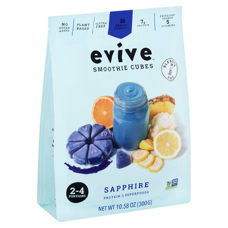 Evive Sapphire Smoothie Cubes, 10.58 oz