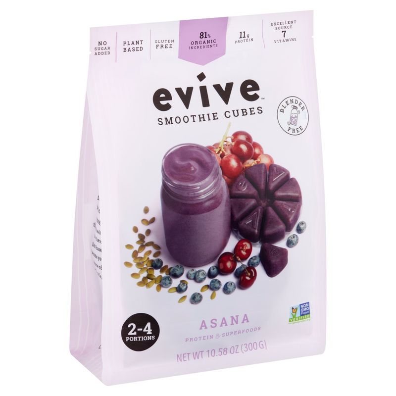 Evive Asana Smoothie Cubes, 10.58 oz