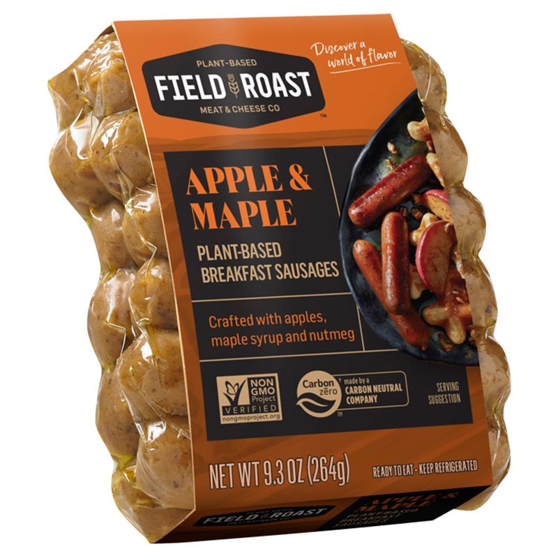 Field Roast Apple &amp; Maple Plant-Based Breakfast Sausage 9.31 oz