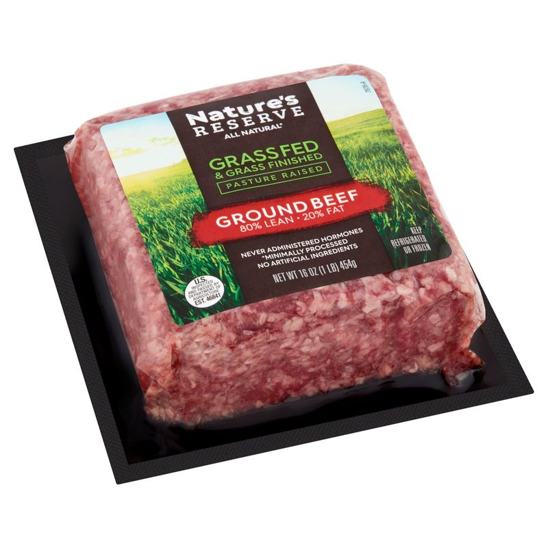 Nature's Reserve 80% Lean 20% Fat Ground Beef, 16 oz