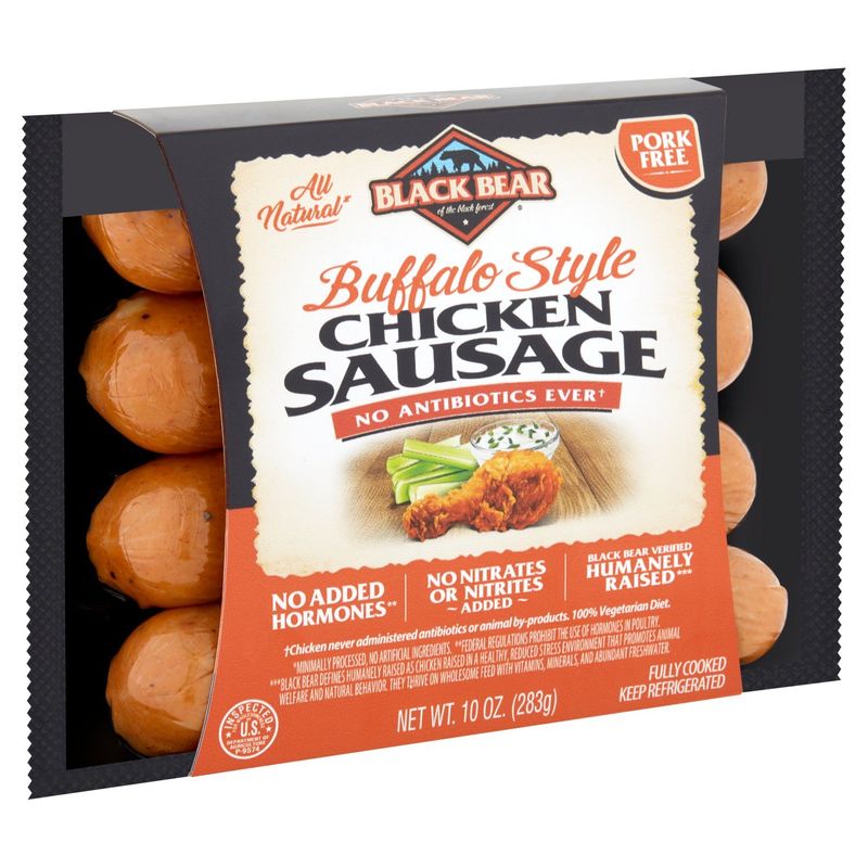 Black Bear Buffalo Style Chicken Sausage, 10 oz