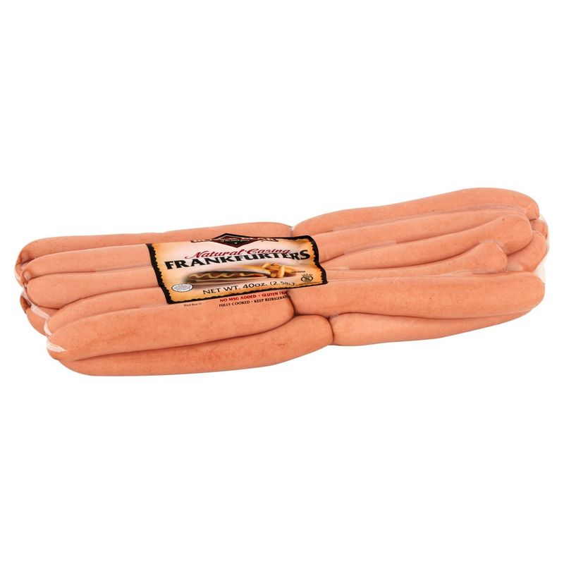 Black Bear Natural Casing Frankfurters, 40 oz
