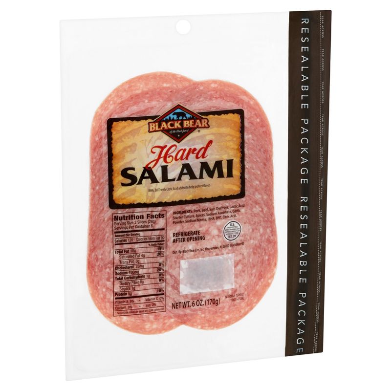 Black Bear Hard Salami, 6 oz