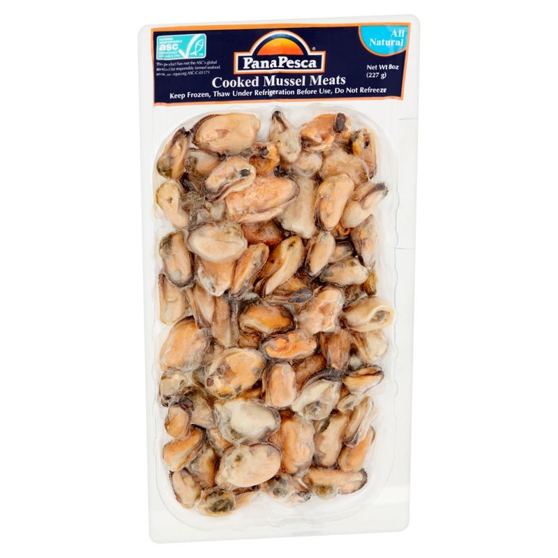 PanaPesca Cooked Mussel Meats, 8 oz