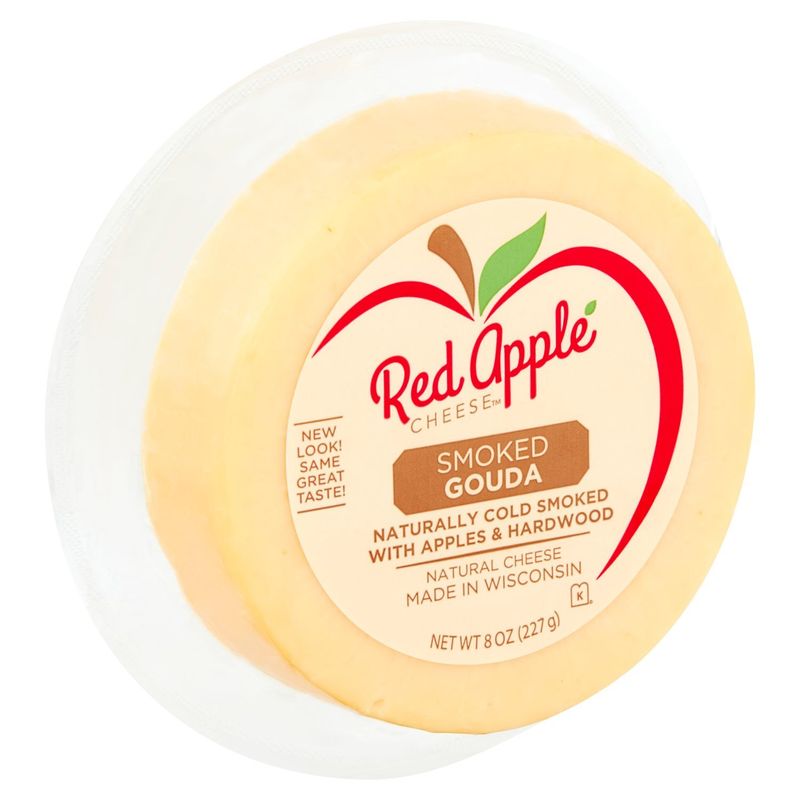 Red Apple Cheese Smoked Gouda Cheese, 8 oz