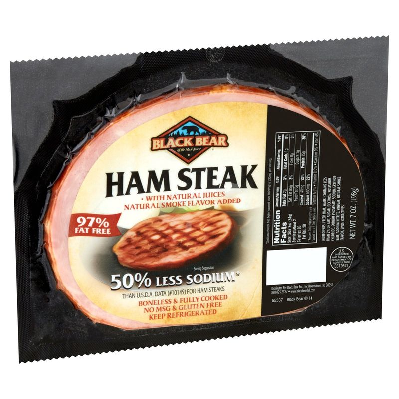 Black Bear Ham Steak, 7 oz