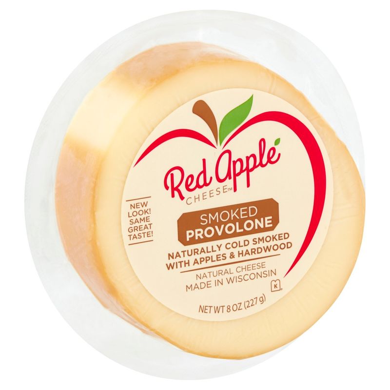 Red Apple Cheese Smoked Provolone Cheese, 8 oz