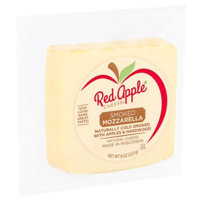 Red Apple Cheese Smoked Mozzarella Cheese, 8 oz