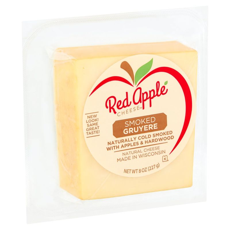Red Apple Cheese Smoked Gruyere Cheese, 8 oz