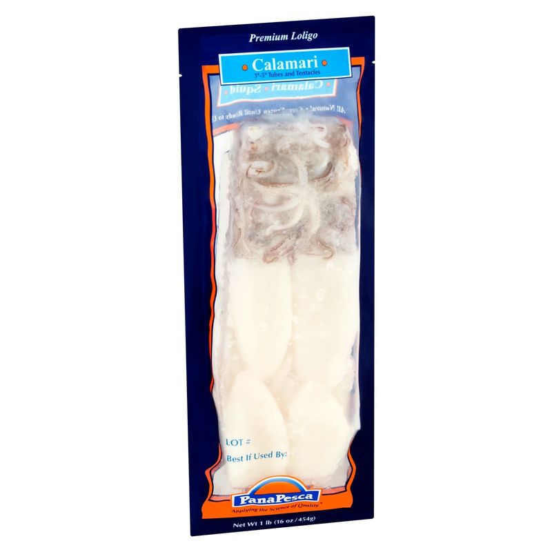 PanaPesca Premium Loligo Calamari Squid, 1 lb