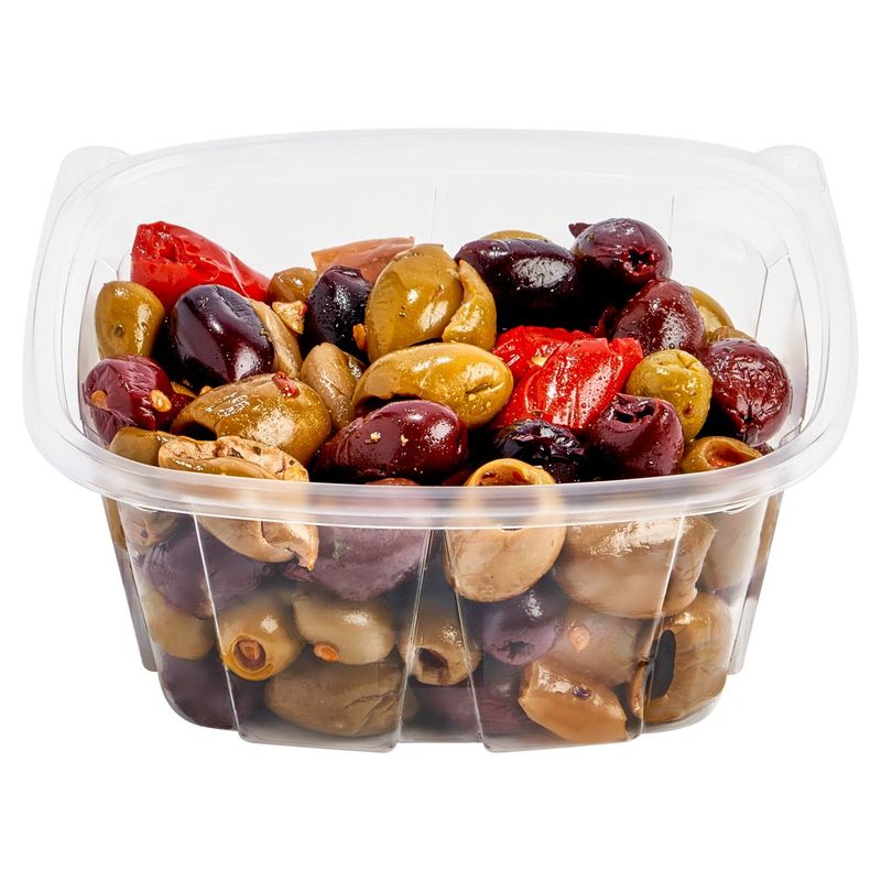 Hot Pitted Olive Salad