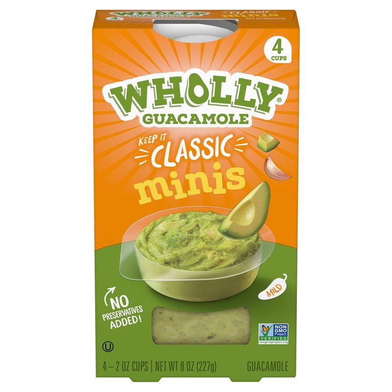 Wholly Guacamole Classic Minis, 2 oz, 4 count