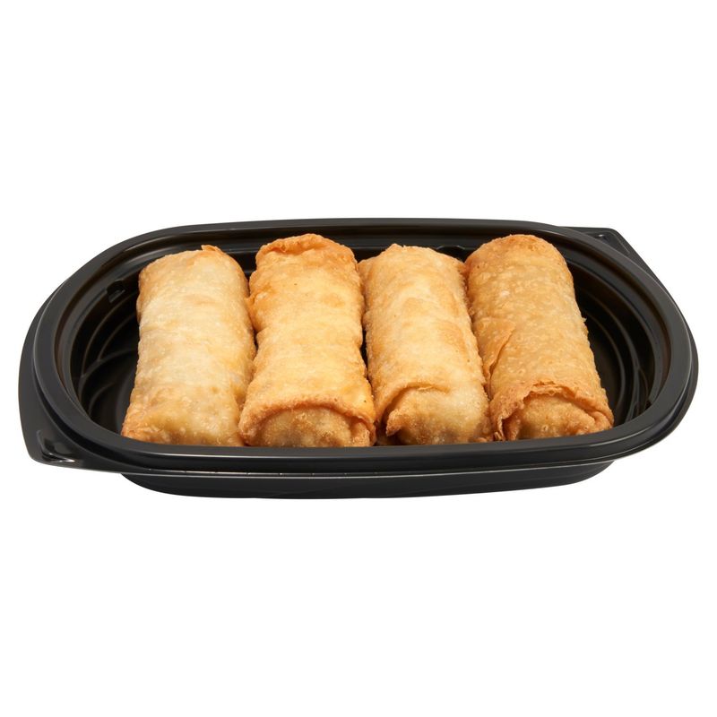 Store Prepared Egg Rolls Vegetable, 4 Pack - Sold Cold, 8 oz