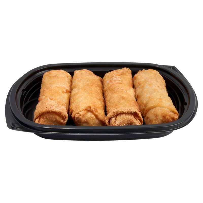 Store Prepared Egg Rolls Pork, 4 Pack - Sold Cold, 8 oz