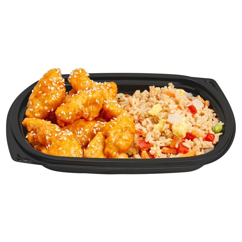 Store Prepared Sesame Orange Chicken &amp; Veg Fried Rice - Sold Cold, 15 oz