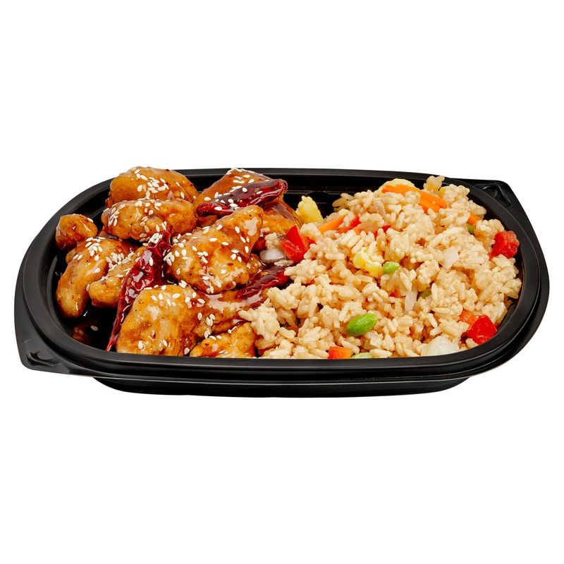 Store Prepared General Tso's Chicken &amp; Veg Fried Rice - Sold Cold, 15 oz