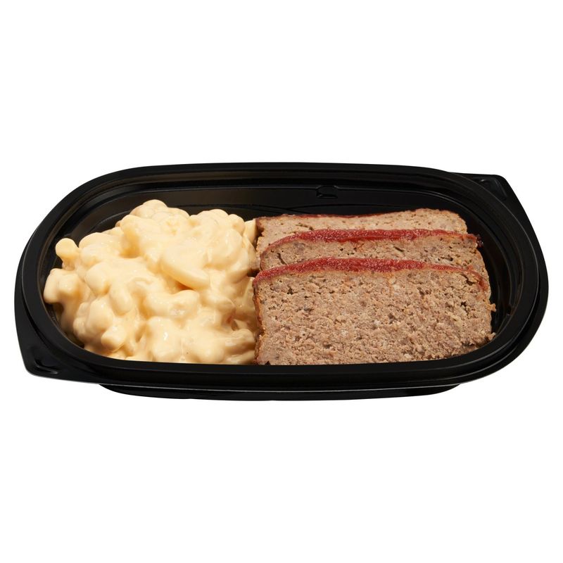Store Prepared Classic Meatloaf with Mac &amp; Cheese - Sold Cold, 13 oz
