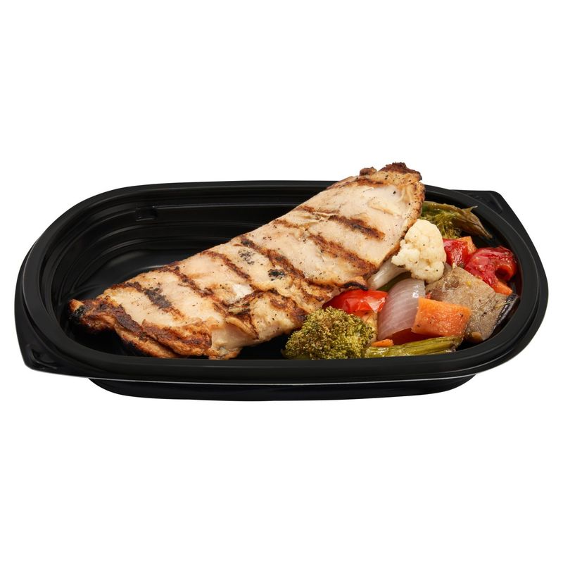 Store Prepared Grilled Chicken Breast with Vegetables - Sold Cold, 11 oz