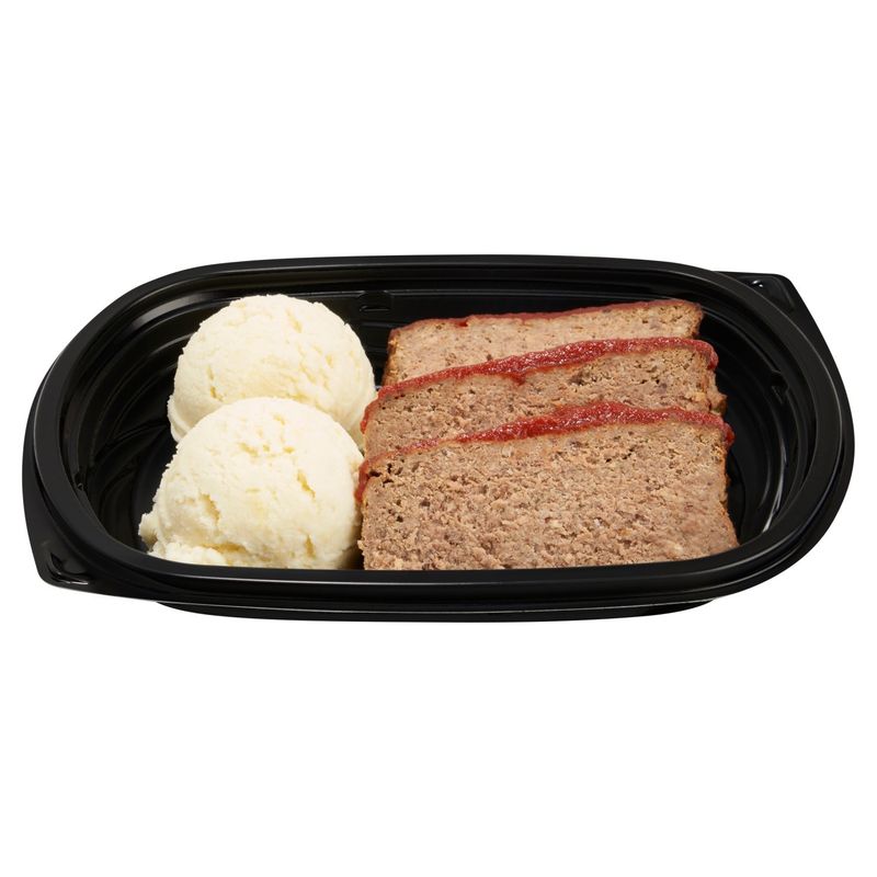 Store Prepared Classic Meatloaf and Mashed Potato - Sold Cold, 13 oz