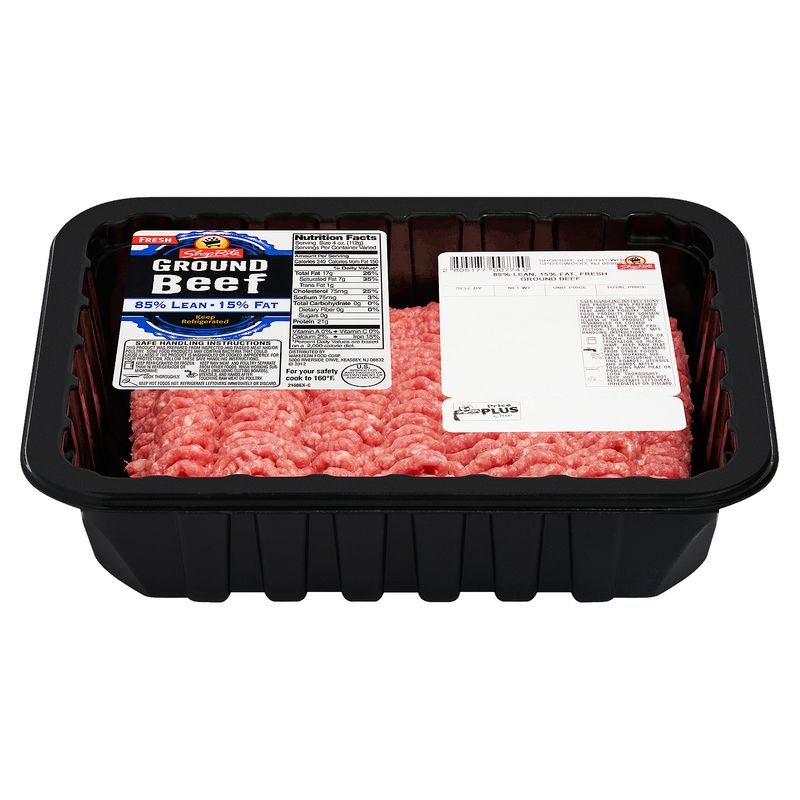 Prepacked 85% Lean Ground Beef, 1.3 pound