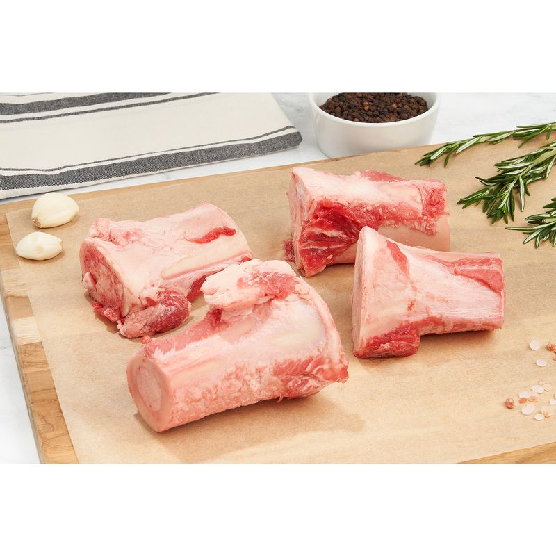 Fresh Beef Marrow Bones, Average Weight 1 lb Pack