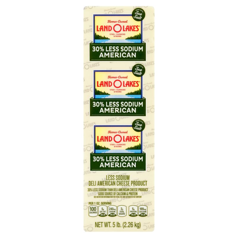 Land O Lakes 30% Less Sodium White American
