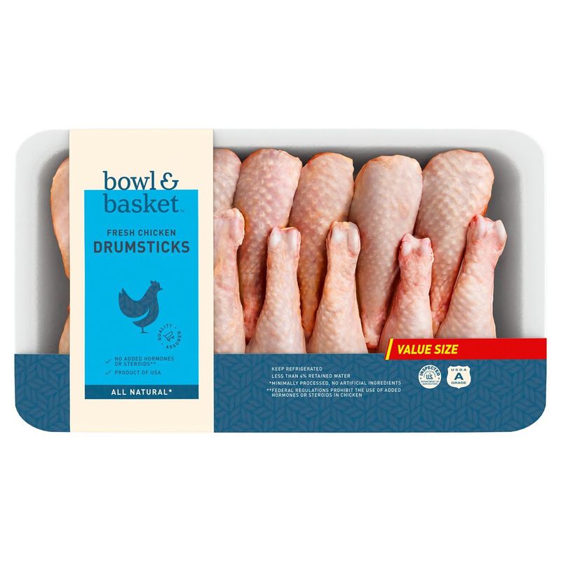 Bowl &amp; Basket Fresh Chicken Drumsticks Value Size