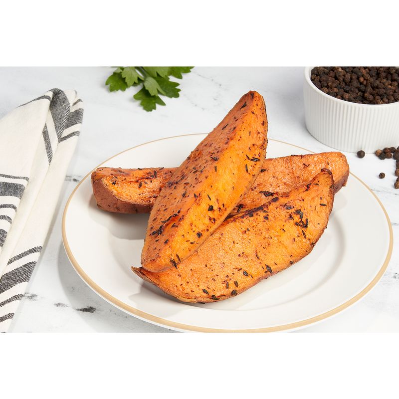 Store Prepared Roasted Sweet Potato Wedges - Sold Cold
