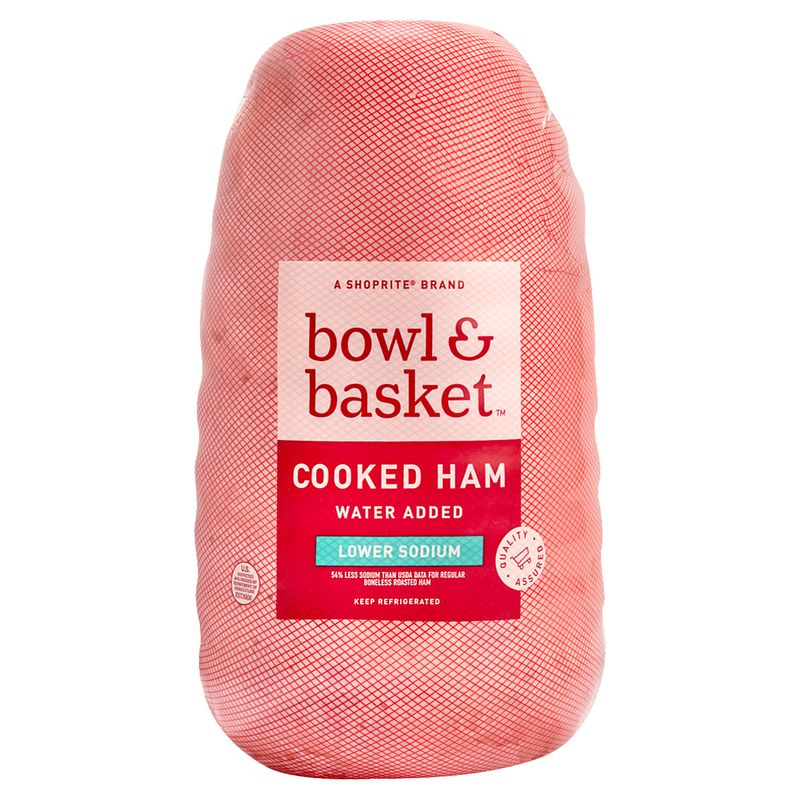 Bowl &amp; Basket Lower Sodium Cooked Ham