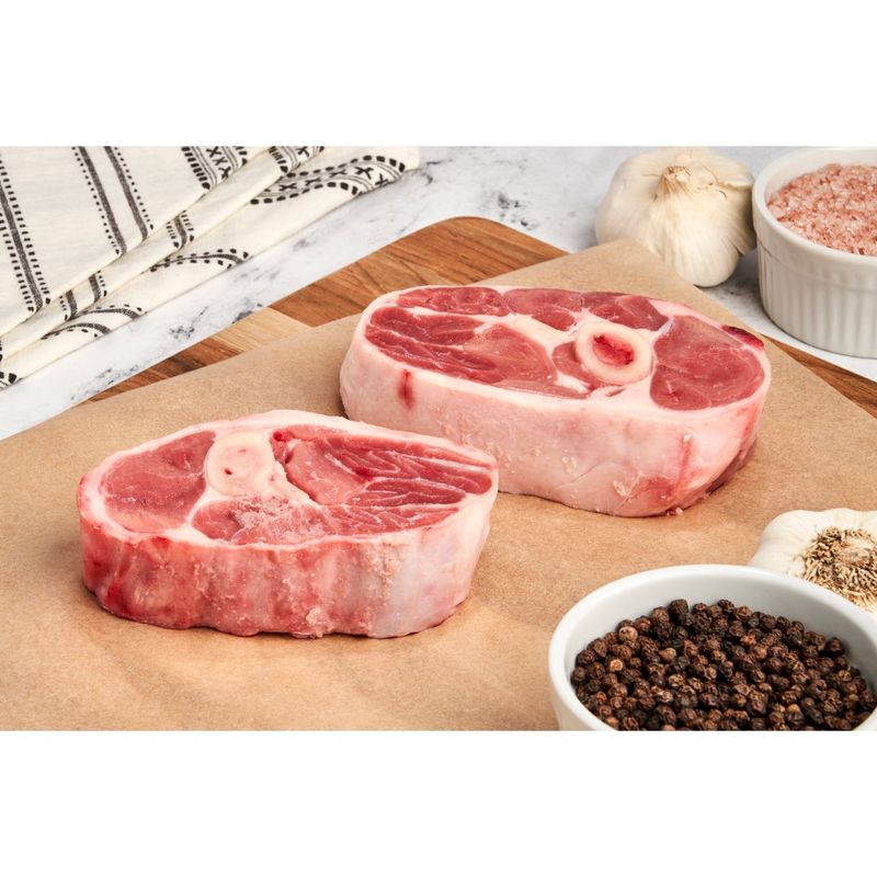 Crème De Veau Veal Osso Bucco, Bone In, Average Weight 1 lb Pack