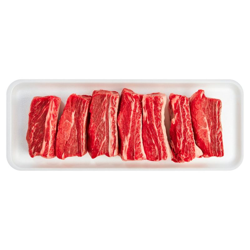 USDA Choice Beef Chuck Short Ribs, Bone In, Average Weight 1.5 lb Pack