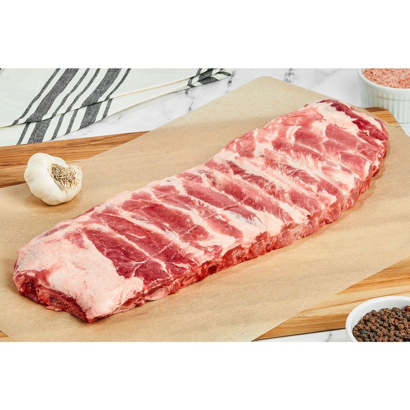 Fresh Pork St. Louis Style Spare Rib, Average Weight 3 lb Pack
