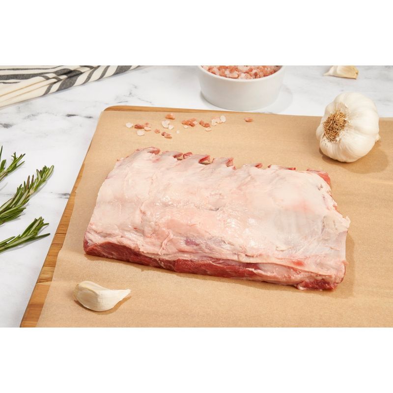 Natures Reserve Lamb Frenched Rack of Lamb, Bone In, Grassfed, Product of Australia, Average Weight