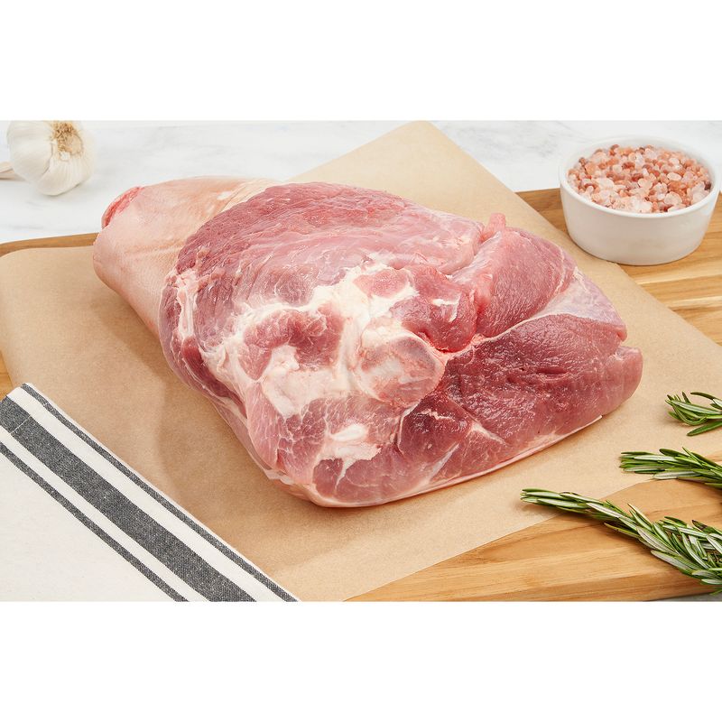 Fresh Whole Pork Picnic Roast, Bone In, Average Weight 8-10 lb Pack