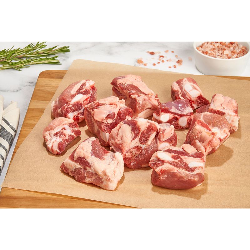 Fresh Pork Breast Bone Tips, Bone In, Average Weight 1.5 lb Pack