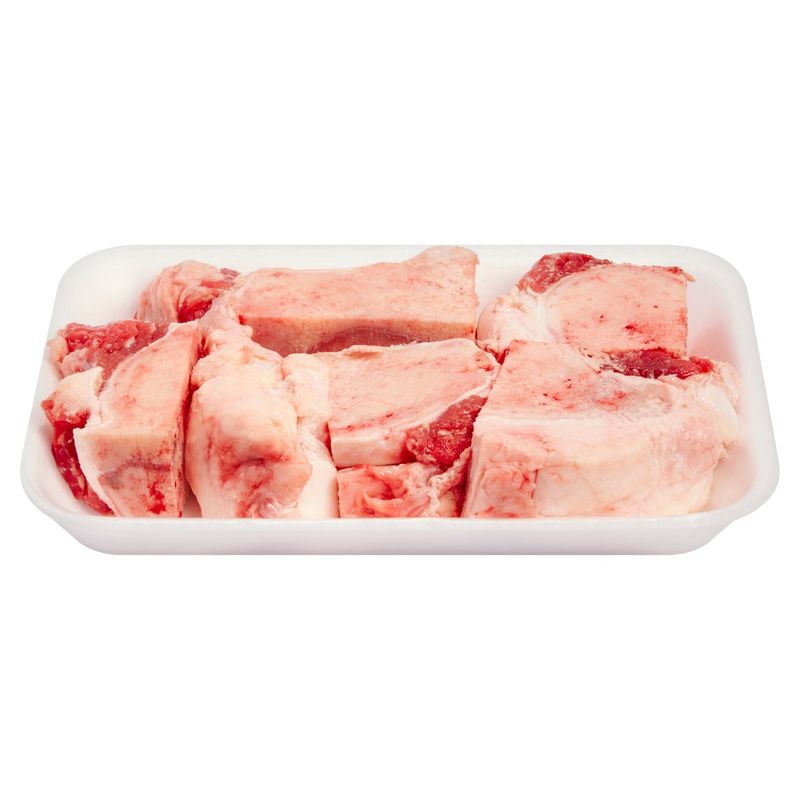 Fresh Beef Bones for Stock, Average Weight 1 lb Pack