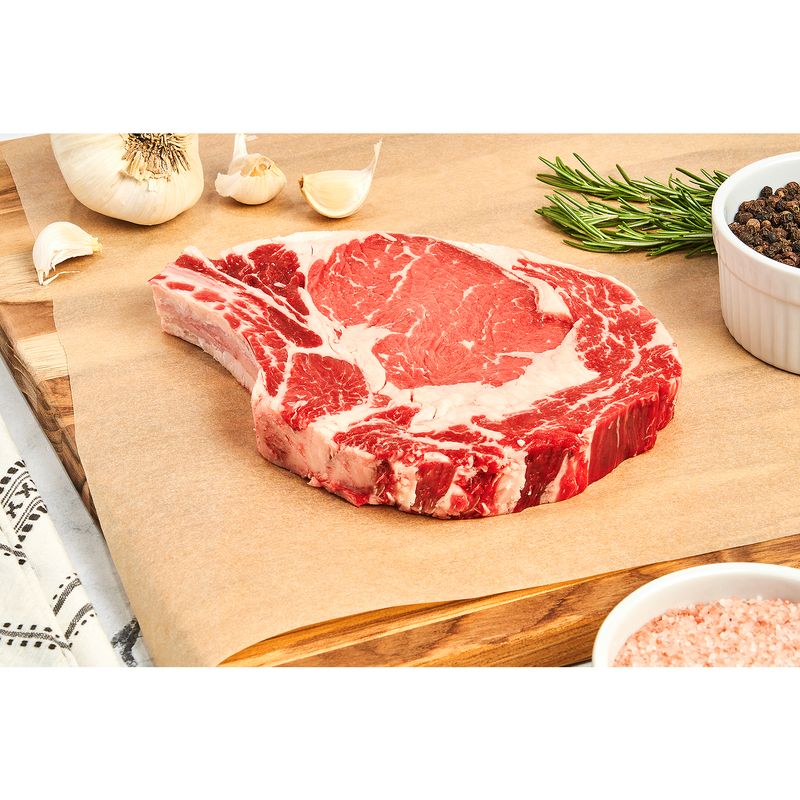 Certified Angus Beef Ribeye Steak, Bone In, Average Weight 1 lb Pack