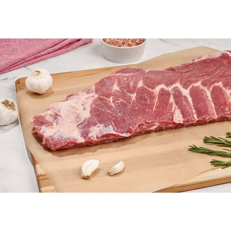 Fresh Pork Spare Ribs, Bone In, Average Weight 3.25 lb Pack