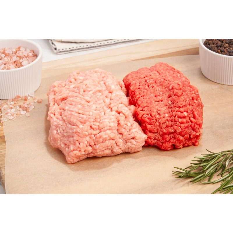Freshly Ground Meat Loaf Mix, Beef/Pork, Average Weight 1.25 lb Pack