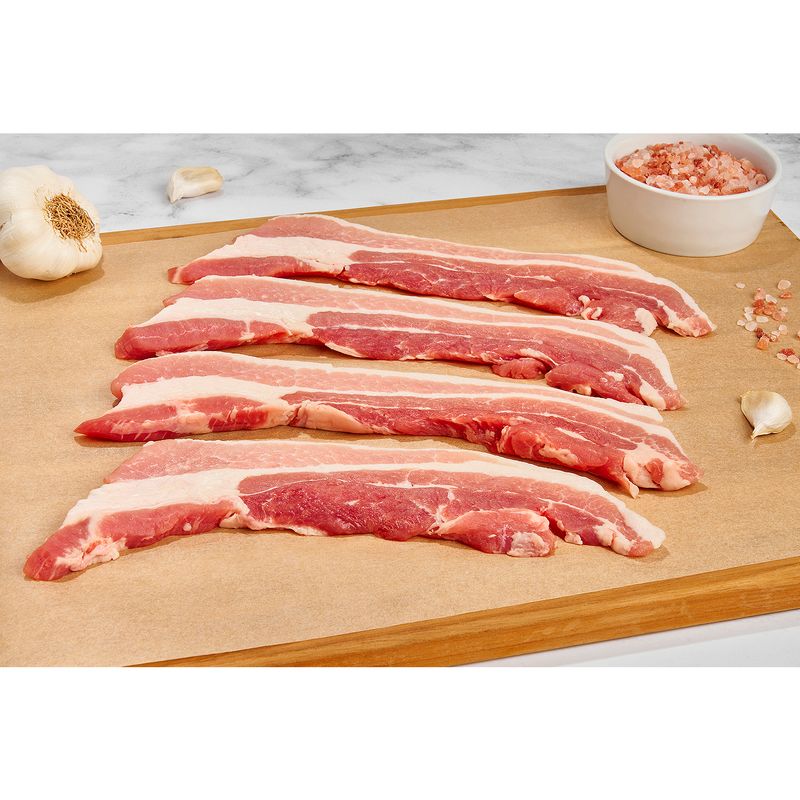 Chairman's Reserve Prime Pork Rib Belly, Sliced, Boneless, Average Weight 1 lb Pack