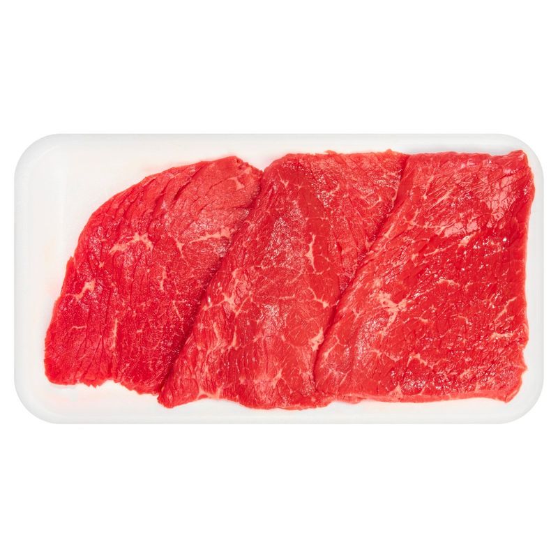 USDA Choice Beef Top Round Cutlets, Boneless, Average Weight 1 lb Pack